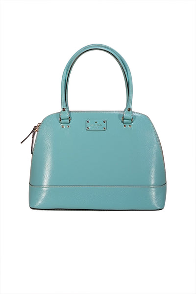 Kate Spade - Tiffany Blue Leather Handabg - Current Boutique