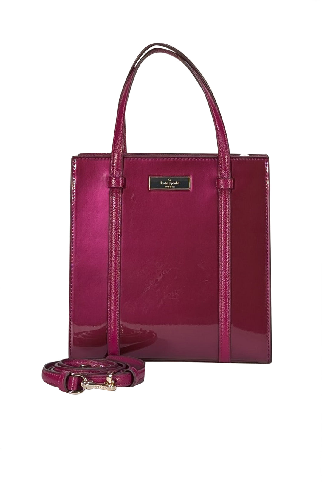 Kate Spade Deep Purple Leather Backpack Kate Spade New York Darcy Flap Backpack | Brixton Baker main image 4