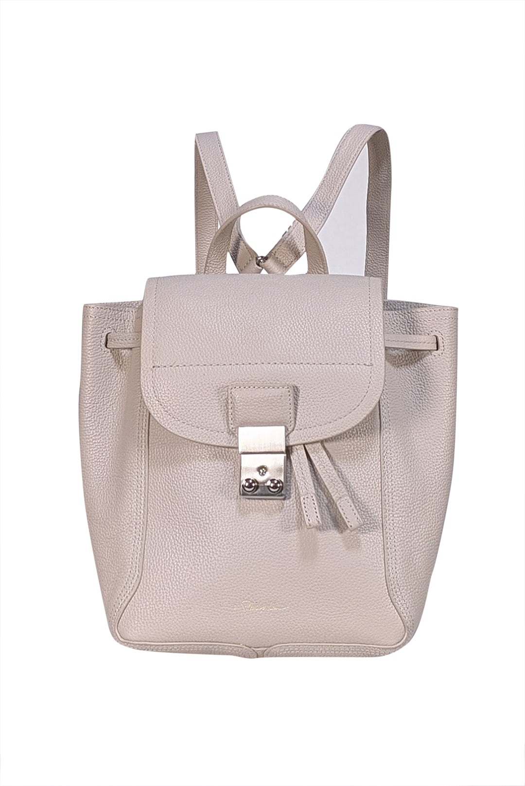 3.1 Phillip Lim - Taupe Pebbled Leather Backpack display picture 3