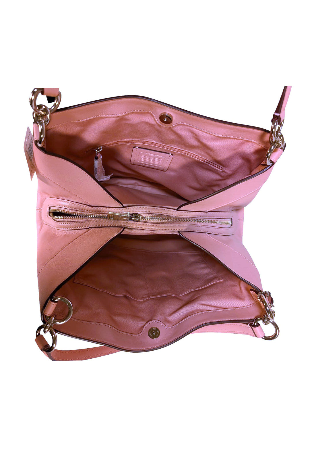 Coach - Petal Pink Leather Chevron Quilted Shoulder Bag | Current Coach - Petal Pink Leather Chevron Quilted Shoulder Bag | Current