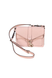Rebecca Minkoff - Blush Pink Saffiano Leather Crossbody Bag - Current Boutique