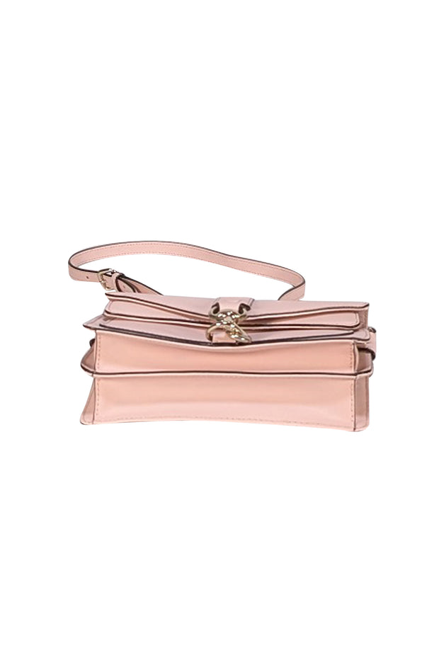 Rebecca Minkoff - Blush Pink Saffiano Leather Crossbody Bag - Current Boutique