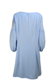 Lafayette 148 - Light Blue Puff Sleeve Shift Dress Sz XL