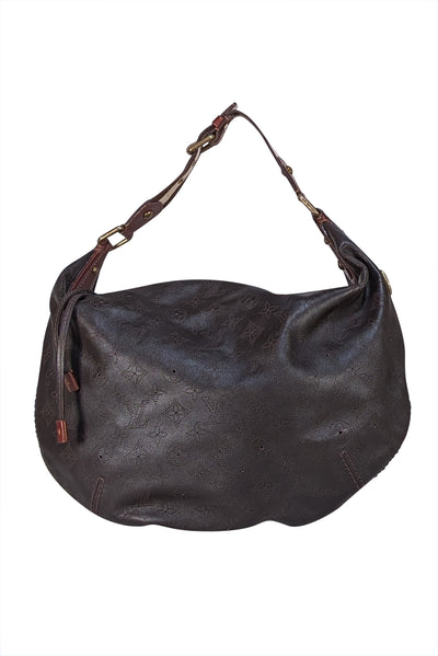 Louis Vuitton - Brown Leather Mahina Leather Onatah GM Shoulder Bag