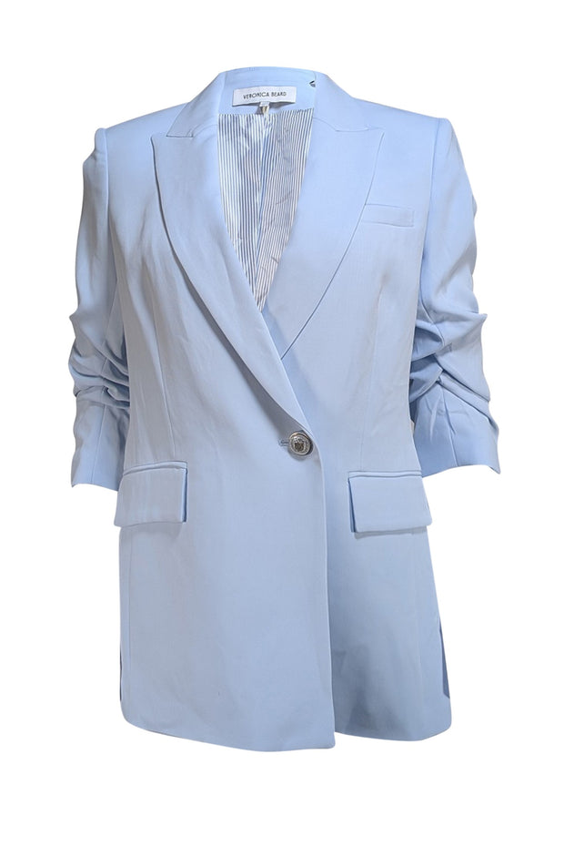 Veronica Beard - Baby Blue Single Button Blazer Sz 8 - Current Boutique