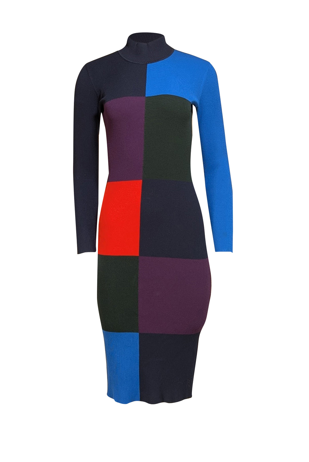 Tory Sport Ribbed Block Dress
