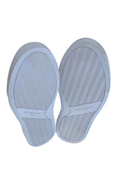 Givenchy - White & Silver Star Slip On Sneakers Sz 7.5
