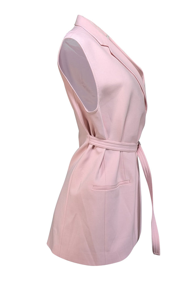 Helmut Lang - Light Pink Wrap Sleeveless Vest Sz 4