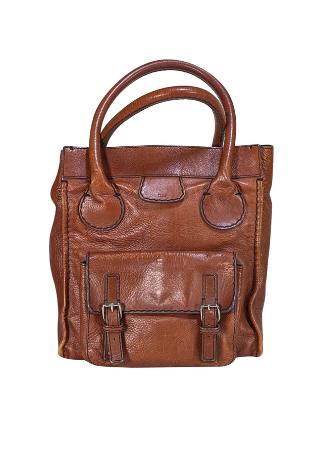 Chloe - Tan Leather Large Handbag