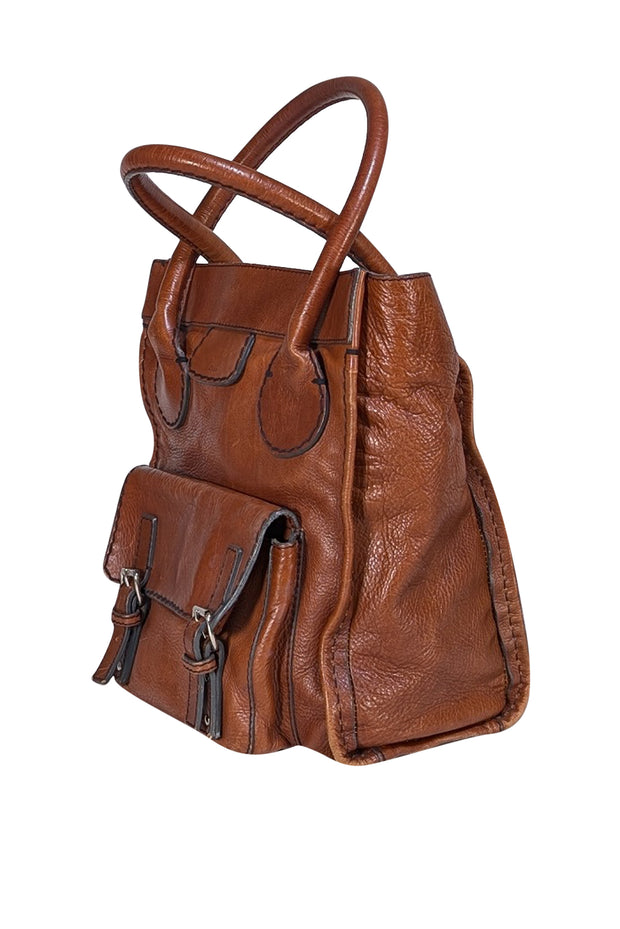 Chloe - Tan Leather Large Handbag