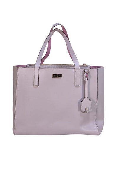 Kate Spade - Light Lilac Leather Tote Bag