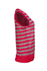 Marni - Red Multi Striped Knit Tank Sz 6