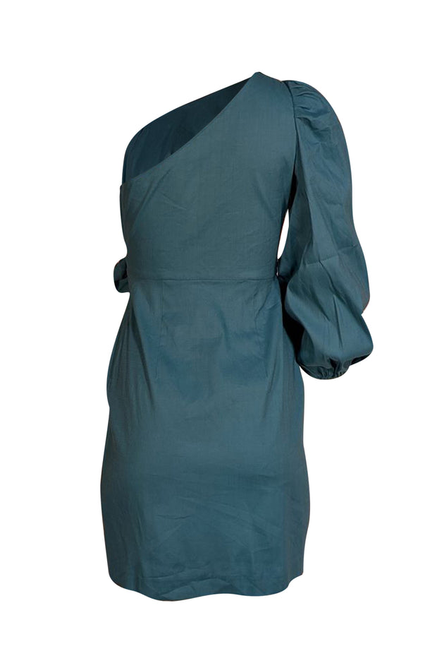 ted baker green one shoulder dress Size 0 – Current Boutique Wedding Party Dress Pakistani