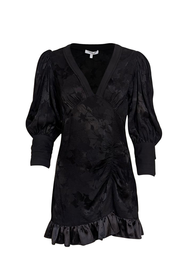 Loveshackfancy V-neck ruffled-hem Dress