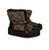 Tory Burch - Navy & Beige Monogram Quilted Snow Boots Sz 6.5