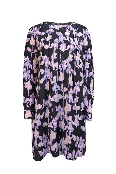 dvf purple silk dress DIANE VON FURSTENBERG Laetitia DVF Purple Tunic SILK Dress Size 10
