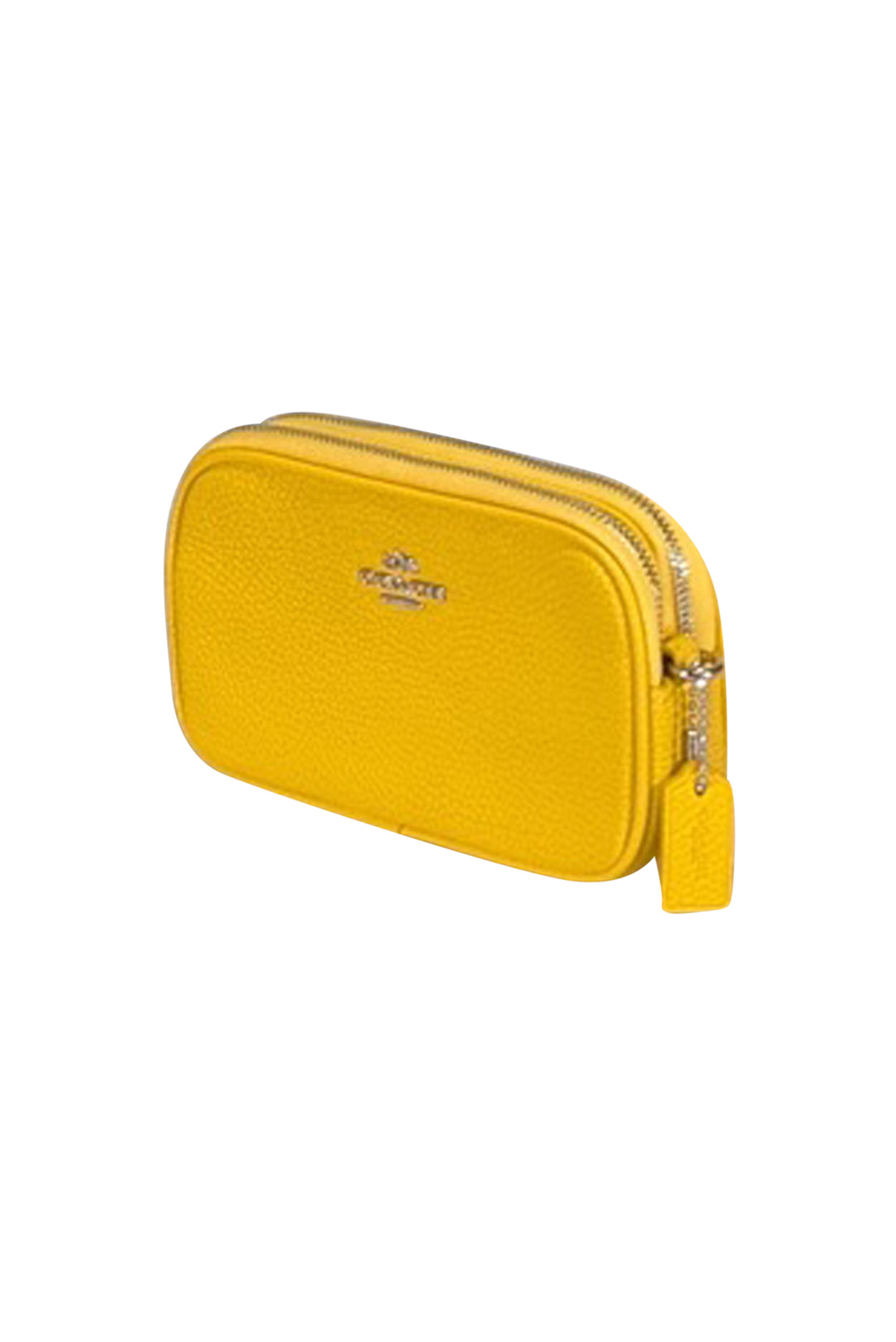 Coach - Yellow Pebbled Leather Mini Crossbody Bag – Current Boutique