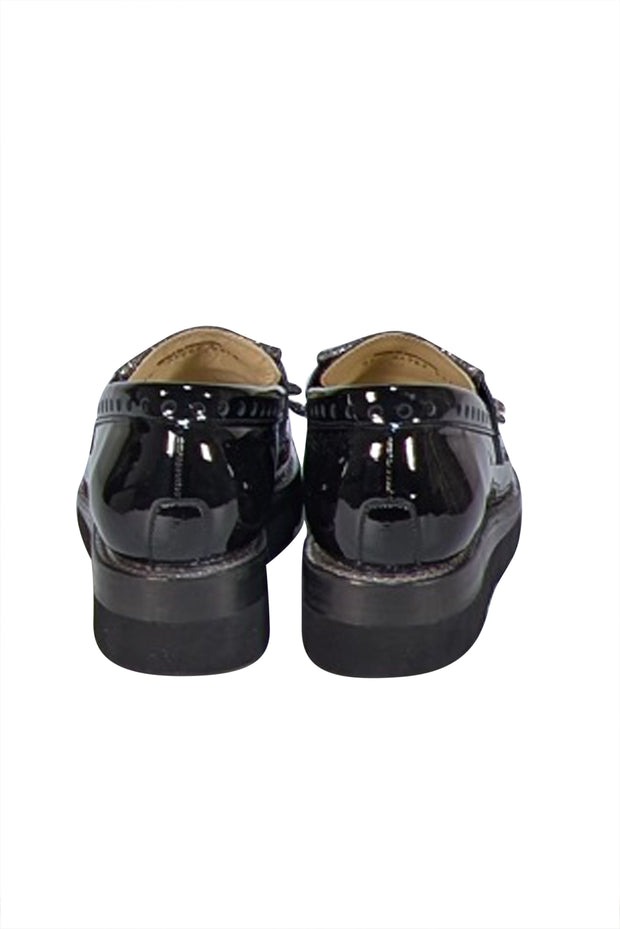 Angela Scott - Black & Metallic Mr. Pennywise Loafers Sz 7 - Current Boutique