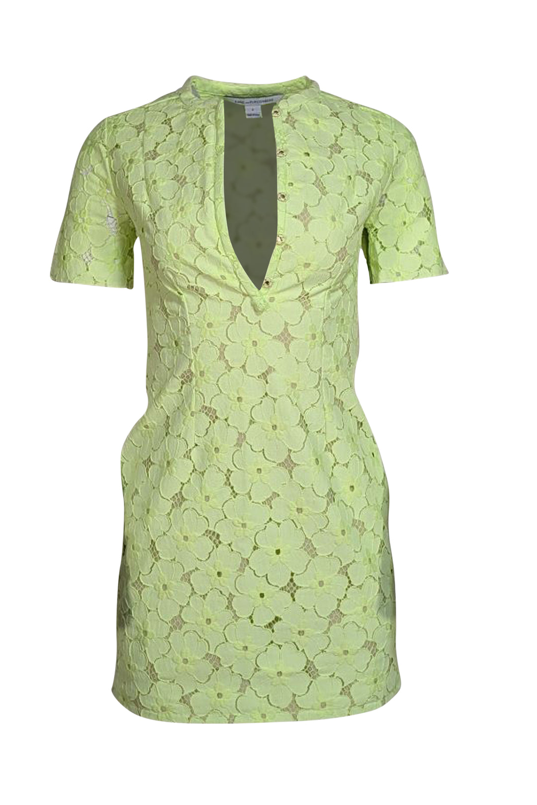 dvf green lace dress 6 8 DVF Diane von Furstenberg JULIANNA Green Lace Spring Wrap Dress