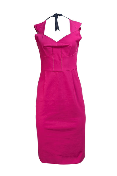 Roland Mouret - Hot Pink Sleeveless Sheath Dress Sz 8 Roland Mouret - Hot Pink Sleeveless Sheath Dress Sz 8