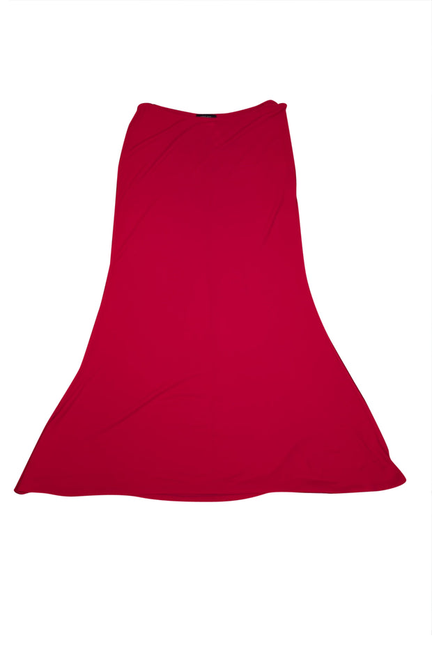 Versace Classic - Dark Pink Maxi Skirt Sz 12 - Current Boutique