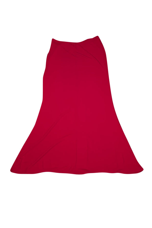 Versace Classic - Dark Pink Maxi Skirt Sz 12 - Current Boutique