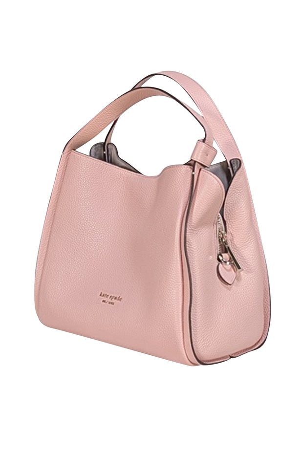 Kate Spade - Light Pink Pebbled Leather Satchel Bag - Current Boutique