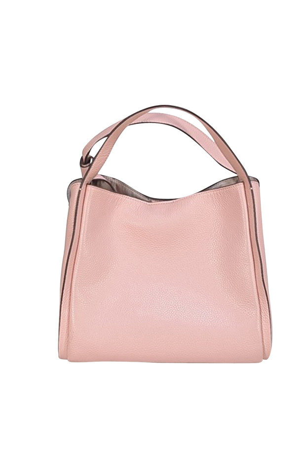 Kate Spade - Light Pink Pebbled Leather Satchel Bag - Current Boutique