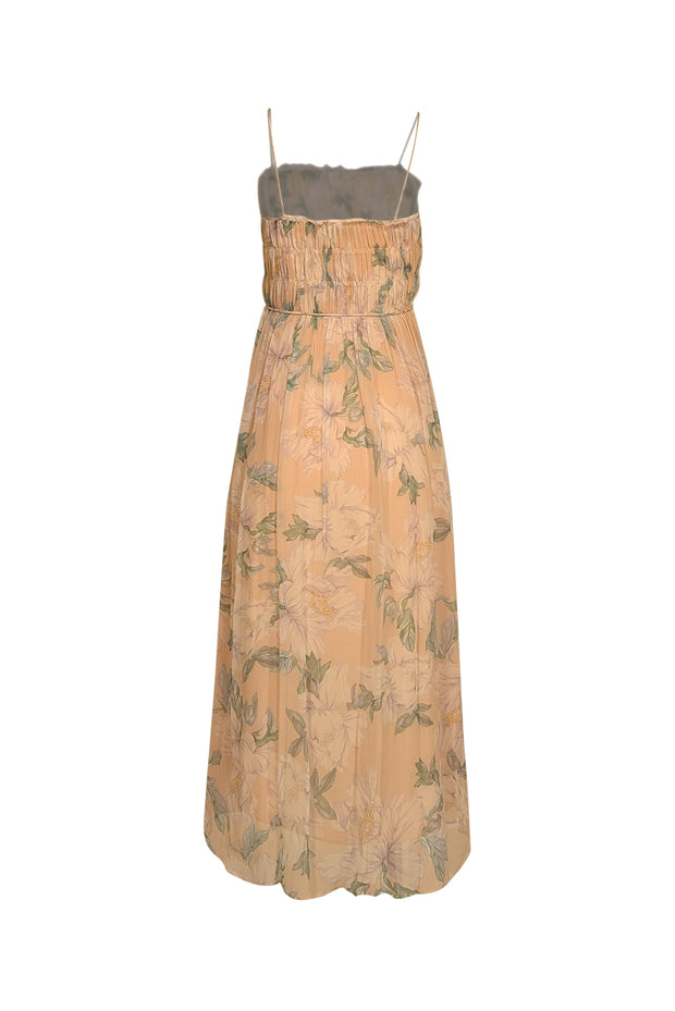 intermix green dress Intermix Geraldine Green Silk Cutout Gown