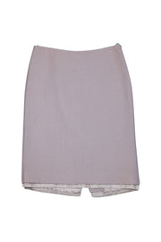 Prada - Beige Tailored Pencil Skirt Sz 2