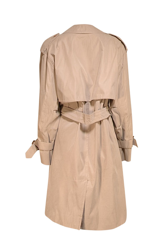 Burberry - Beige Long Trench Coat Sz L