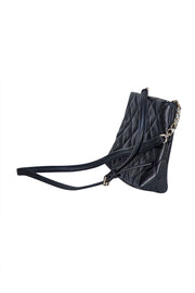 Kate Spade - Black Quilted Crossbody Bag - Current Boutique
