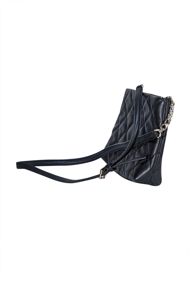 Kate Spade - Black Quilted Crossbody Bag - Current Boutique