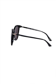 Gucci - Black Round Round Iridescent Lens Sunglasses - Current Boutique