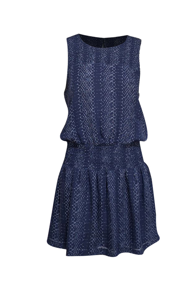 joie dress blue Size M – Current Boutique flared cuffs engrave_heel Short Cocktail Dresses: Elegant Size:17