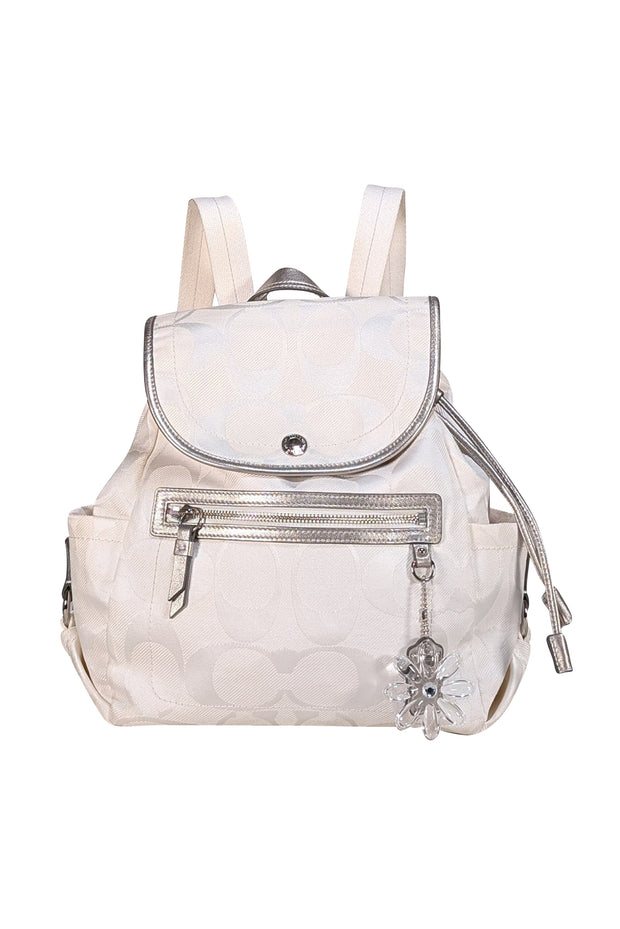 coach backpack material Coach