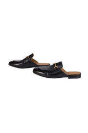 Gucci - Black Leather Mule Loafers Sz 6 - Current Boutique