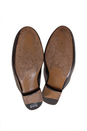 Gucci - Black Leather Mule Loafers Sz 6 - Current Boutique