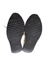 Cuoiera Fiorentina - Beige Leather Mimi Sneakers Sz 10 - Current Boutique