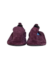 Lanvin - Plum Purple Suede Flats Sz 8