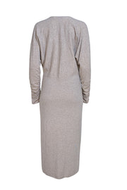 Reiss - Beige Wool Blend Jenna Sweater Dress Sz L - Current Boutique
