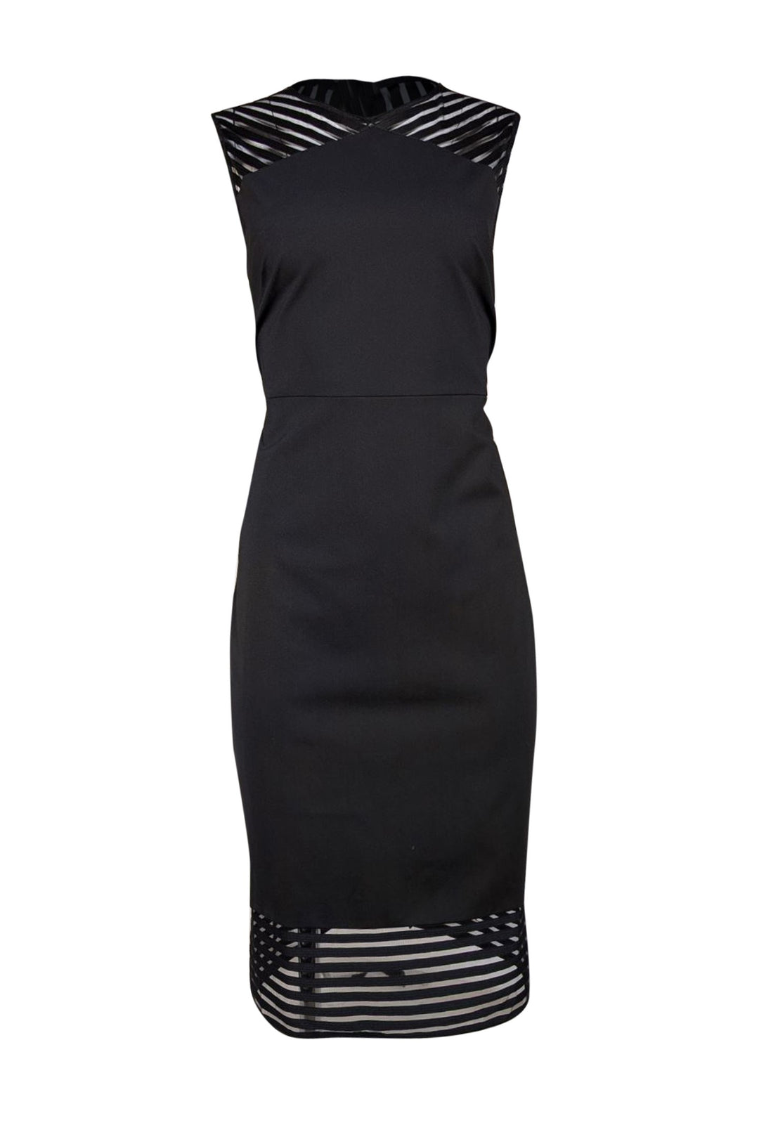 ted baker bodycon dress Size 5 Buckle details at the Size:36.5 (US 6.5) American Sweetheart Collection Long-Sleeve Lace-Panel Draped Bodycon