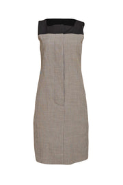 Akris Punto - Black & White Houndstooth Shift Mini Dress Sz 4 - Current Boutique