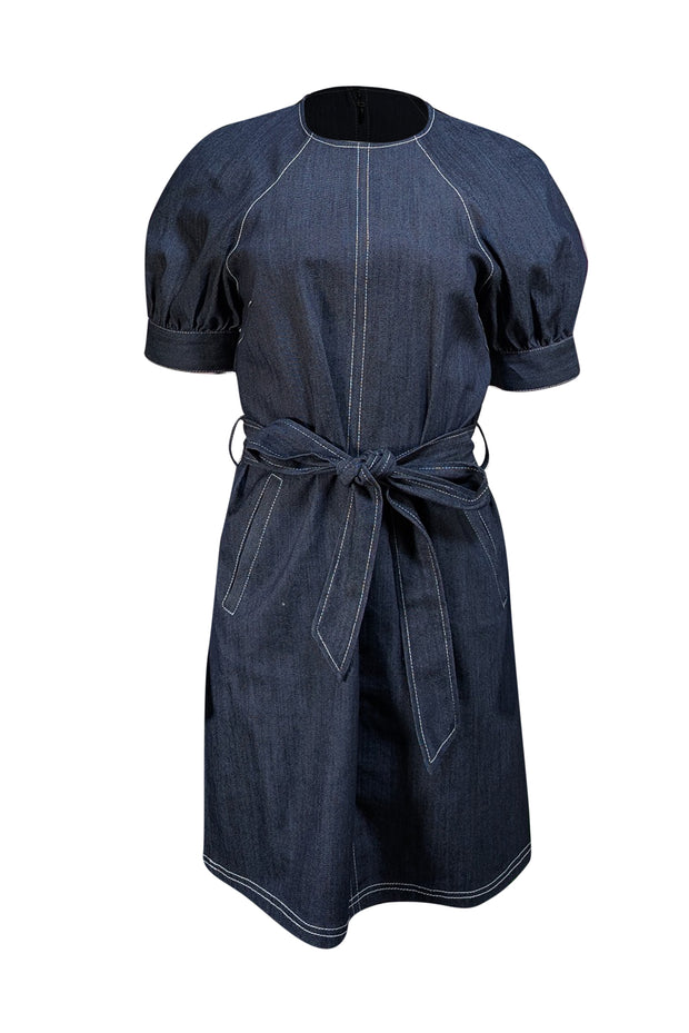Cinq A Sept Women's Abby Mini Dress in Indigo Blue Size 4