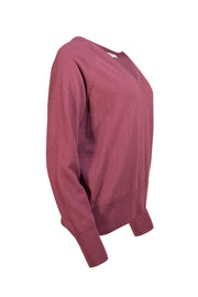 Vince - Raspberry Purple Wool & Cashmere Blend Sweater Sz M - Current Boutique