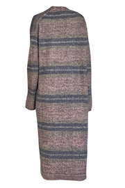 Zadig & Voltaire - Black, Pink, & White Blend "Marina" Cashmere Cardigan Sz M/L