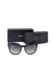 Prada - Black Oversized Round Sunglasses