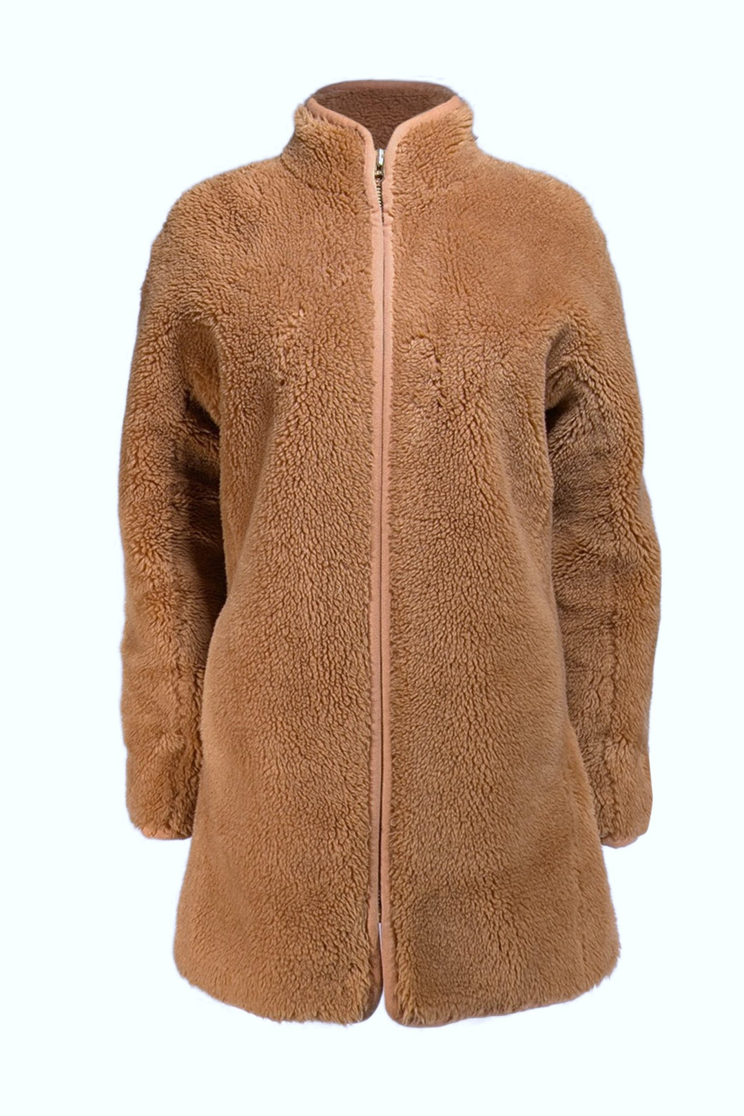 J.Crew - Brown Teddy Coat Sz XS | Current Boutique