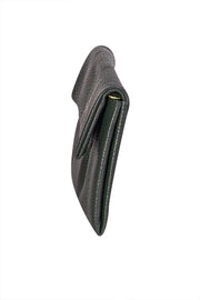 Cuoiera Fiorentina - Dark Green Leather Clutch
