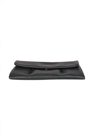 Cuoiera Fiorentina - Dark Green Leather Clutch